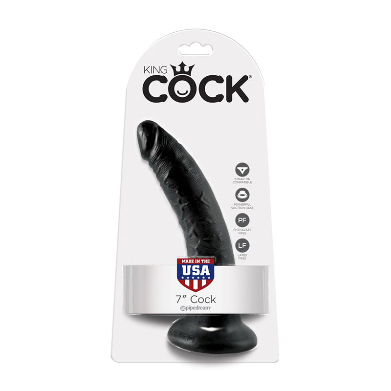 Дилдо King Cock 18см, черно