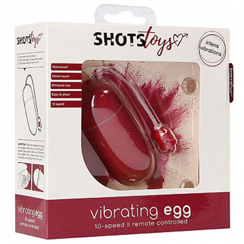 Виброяйце Shots Червено