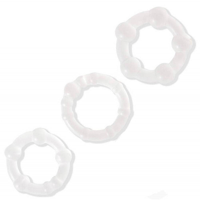 Комплект пенис рингове Triple Beaded