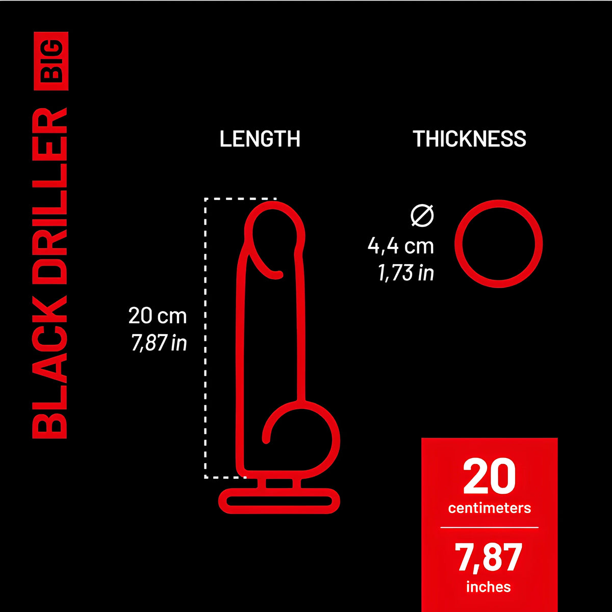 Дилдо Black Driller – снимка 4