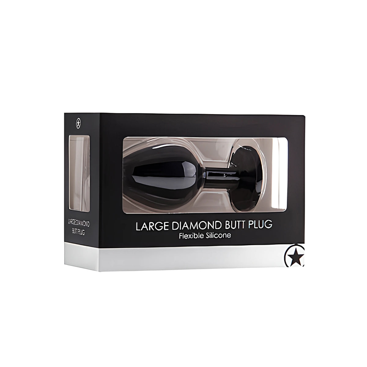 Голям Butt Plug с кристал – снимка 4
