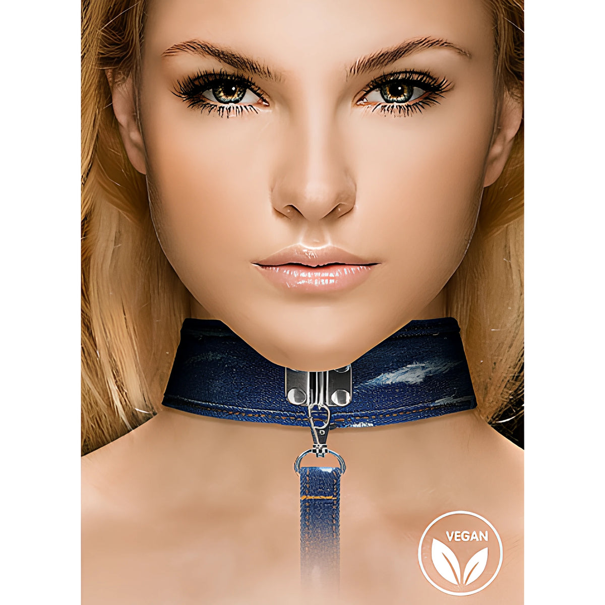 Нашийник с повод Denim Style – снимка 2