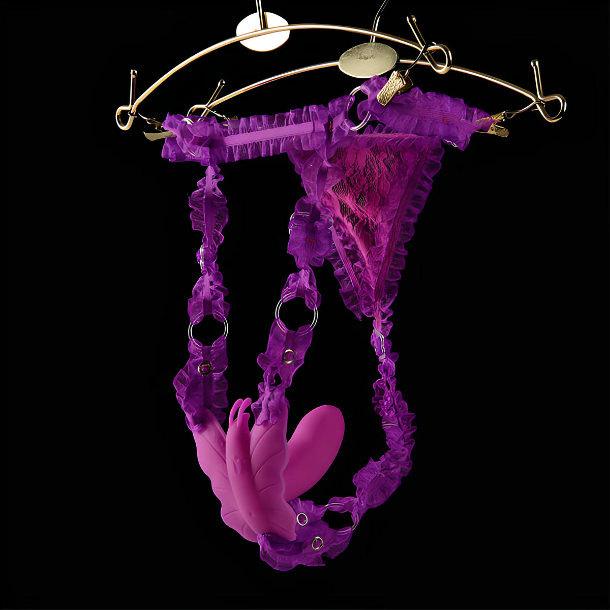 Вибратор с клитор стимулатор Lydia I Smart Butterfly – снимка 3