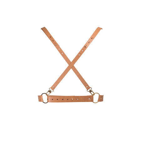 Дамски колан X harness от MAZE кафяв