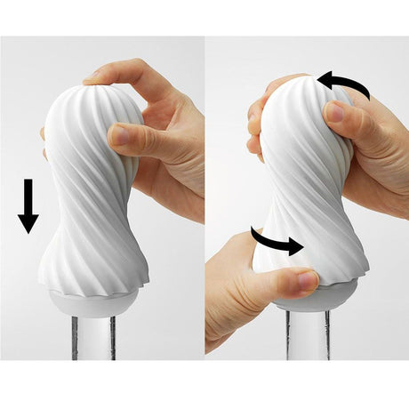 Мастурбатор Tenga Flex бял