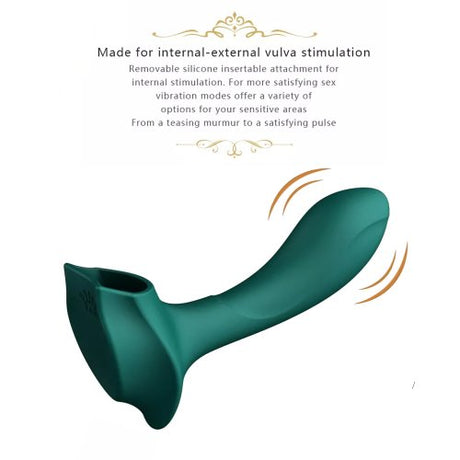 Стимулатор с дистанционно управление Aya Turquoise Green