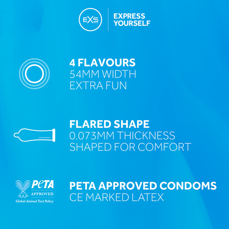Презервативи EXS Strawberry - 10 бр