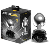 Анален разширител Black Rose размер S в сива кутия AfterDark Black-Silver до самия сребрист артикул с основа като черна роза