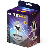 Кутия на анален разширител с кристално сърце S от серията After Dark на LateToBed, с надпис Heart White и размер S