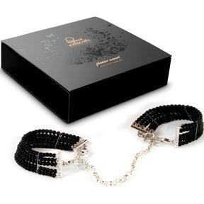 Белезници за ръце от черни перли от Bijoux Indiscrets