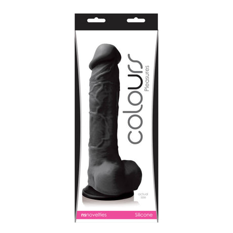 Дилдо Colours Pleasures 20 см, черно