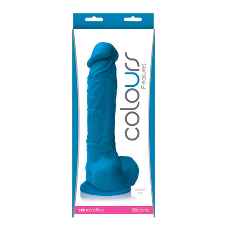 Дилдо Colours Pleasures 20 см, синьо