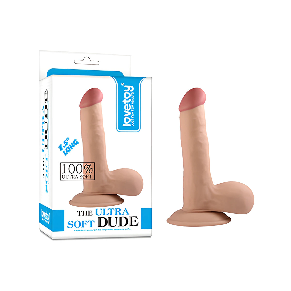 Дилдо The Ultra Soft Dude 19см от Lovetoy