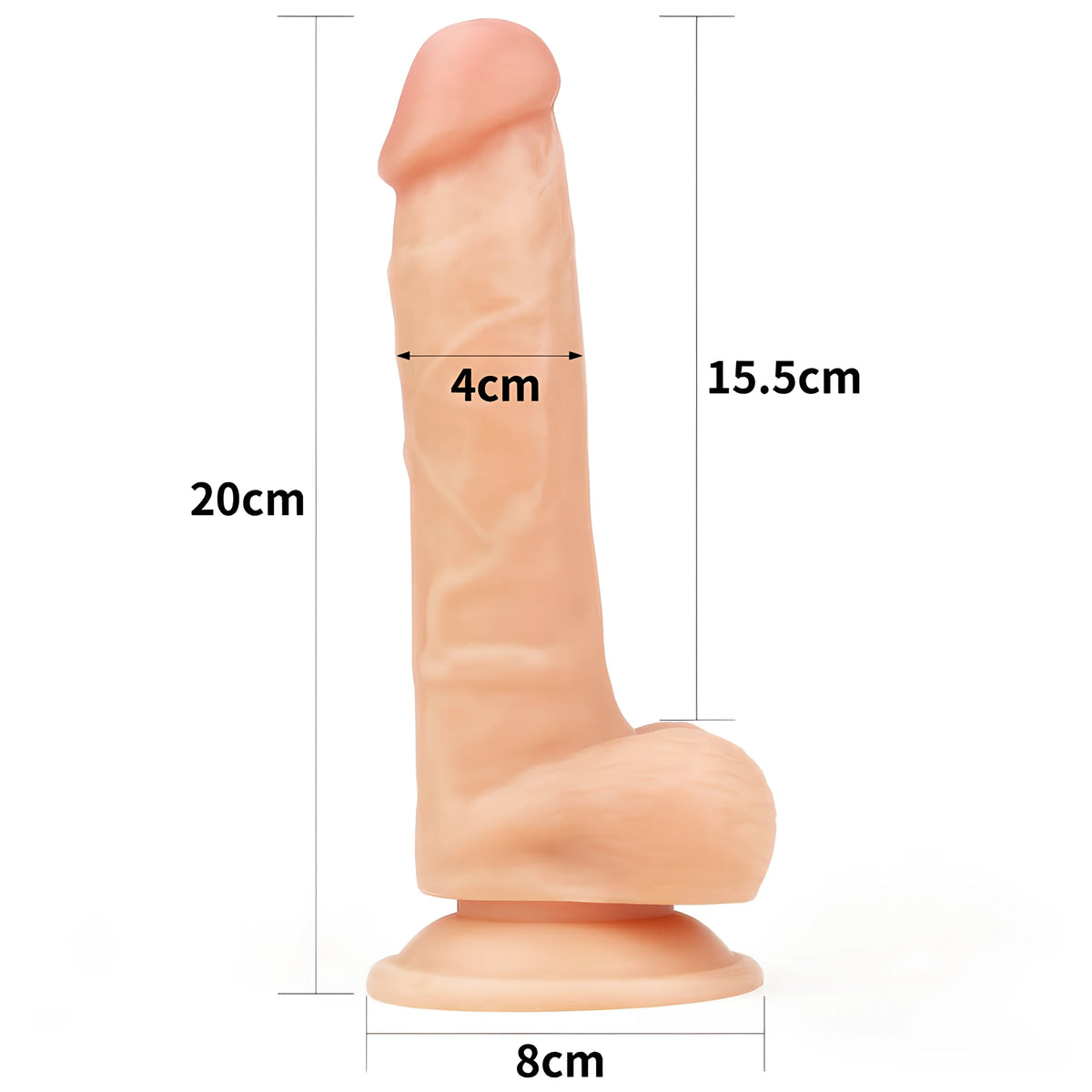 Дилдо The Ultra Soft Dude 19см – снимка 7