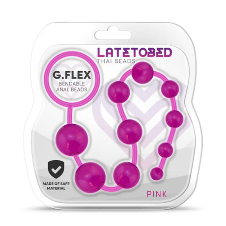 Анална броеница GFlex розова