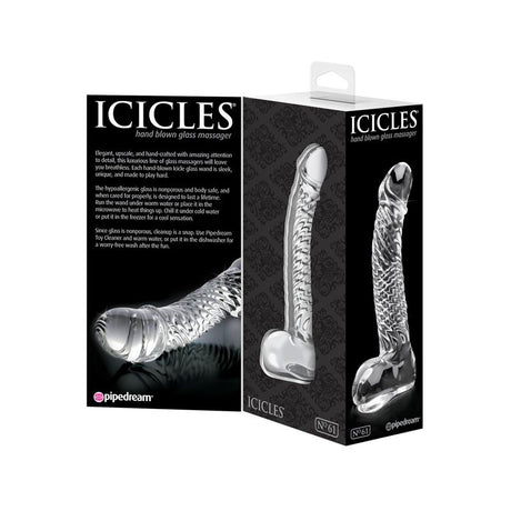 Стъклено дилдо Icicles No 61