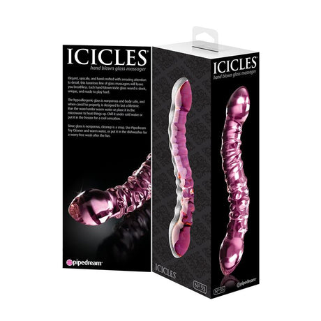 Стъклено дилдо Icicles No 55