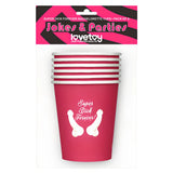 Картонени парти чаши 6 бр от Lovetoy
