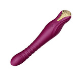 Вибратор Пулсатор King с кристал Swarovski Velvet Purple