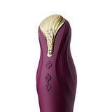Вибратор Пулсатор King с кристал Swarovski Velvet Purple