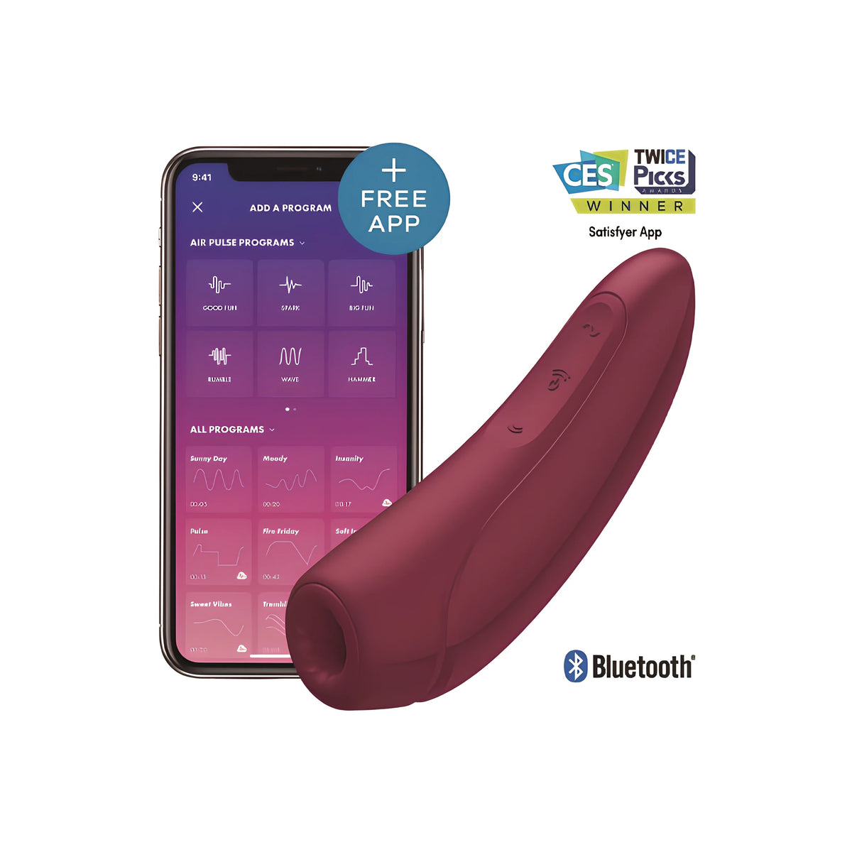Клитор стимулатор Curvy 1+ от Satisfyer