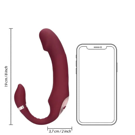 Вибратор Bendable Strapless Strap-on
