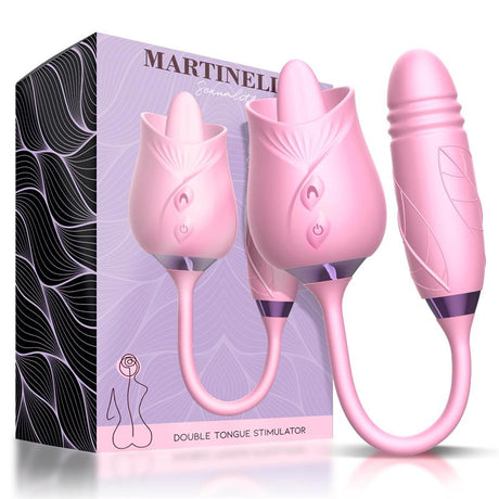 2 в 1 Клитор стимулатор и мини вибратор Martinella