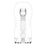 Tenga Rolling Head: схематичен разрез на корпуса с вътрешната релефна структура с нишки, издатини и ребра по дължината