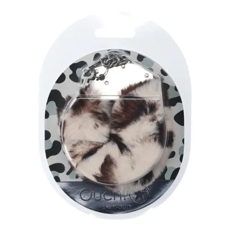 Белезници с пух Ouch Snow Leopard