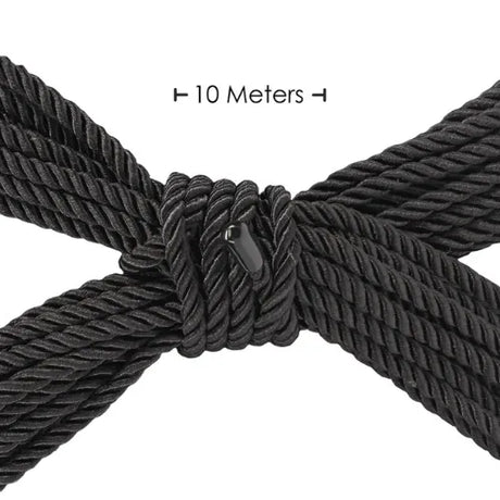 Въже за бондаж 10 м Ouch Black
