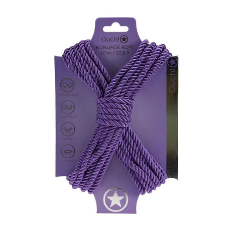 Въже за бондаж 10 м Ouch Purple