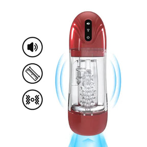 Автоматична пенис помпа SonicPull Red