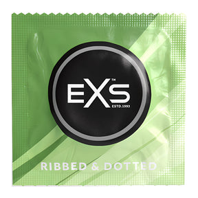 Презервативи EXS Ribbed and Dotted - 5 бр