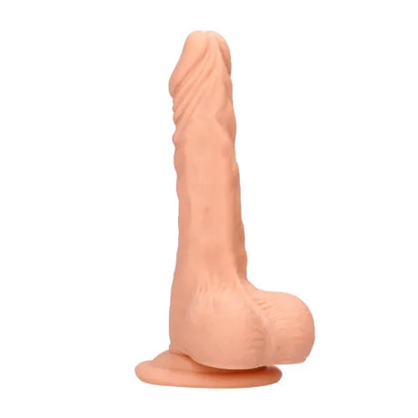 Дилдо с тестиси Real Rock 17 cm Flesh