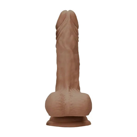 Дилдо с тестиси Real Rock 17 cm Tan