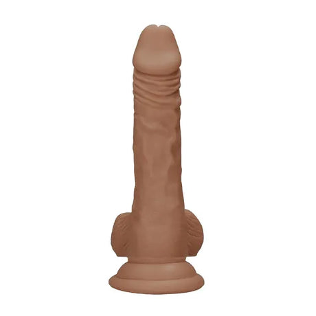 Дилдо с тестиси Real Rock 17 cm Tan