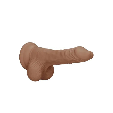 Дилдо с тестиси Real Rock 17 cm Tan