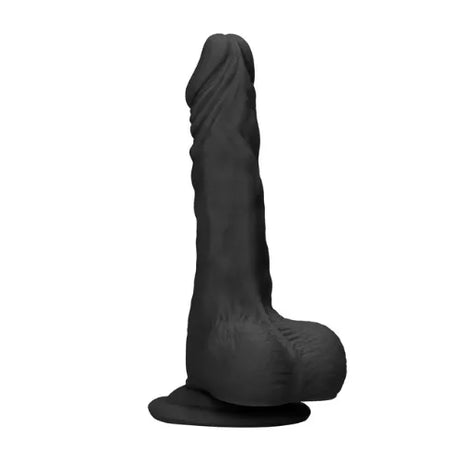 Дилдо с тестиси Real Rock 20 cm Black