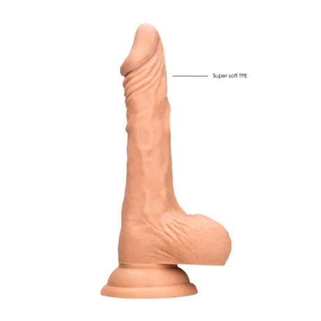 Дилдо с тестиси Real Rock 20 cm Flesh