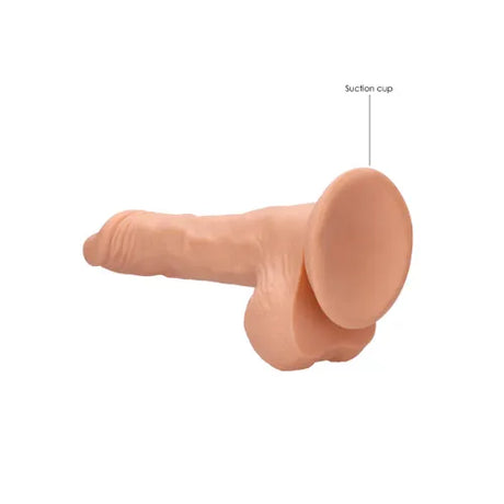 Дилдо с тестиси Real Rock 20 cm Flesh
