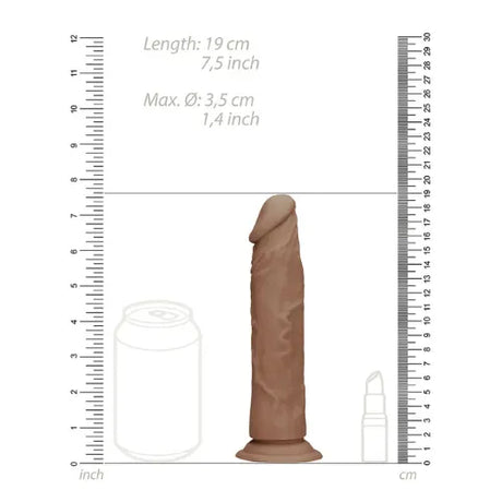 Дилдо Real Rock 17 cm Tan