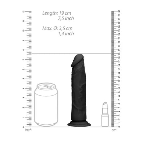 Дилдо Real Rock 17 cm Black