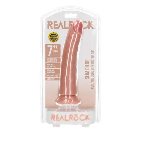 Дилдо Real Rock Slim Realistic 18 cm Flesh
