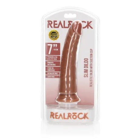 Дилдо Real Rock Slim Realistic 18 cm Tan
