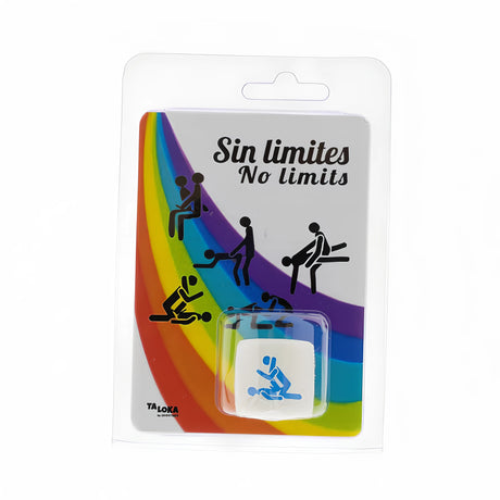 Секс зар No Limits на Diverty Sex в прозрачна блистерна опаковка с дъгов дизайн и надпис „Sin limites – No limits“