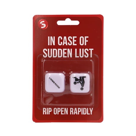 Секс зарове In Case Of Sudden Lust на Shots в червена блистерна опаковка с надпис „In case of sudden lust – rip open rapidly“