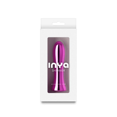 Вибратор от метал Inya Shimmer Metallic Pink