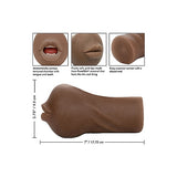 Мастурбатор реалистична уста Stroke It Brown