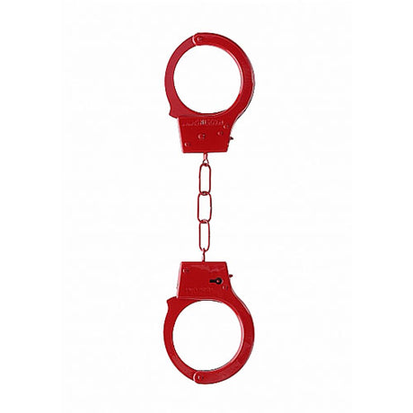 Метални белезници за начинаещи Ouch! Red