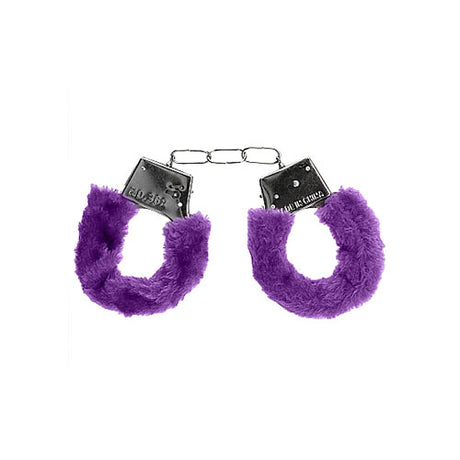 Белезници с пух Ouch! лилави